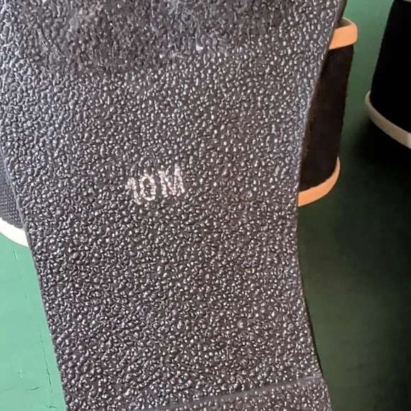 MATISSE Biscayne Flat Sandals Slides in Woven Black Linen and Cream Leather Trim - Picture 4 of 8